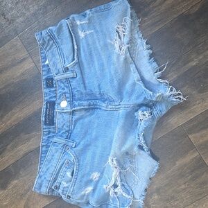 Lucky Brand Women's Blue Distressed Denim Shorts 4 /27